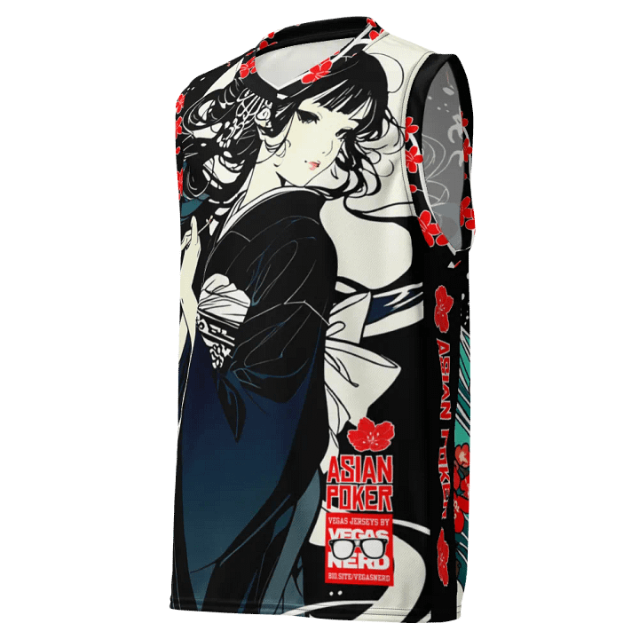 Asian Poker Anime Inspired BB Style Polyester Jersey product image (1)
