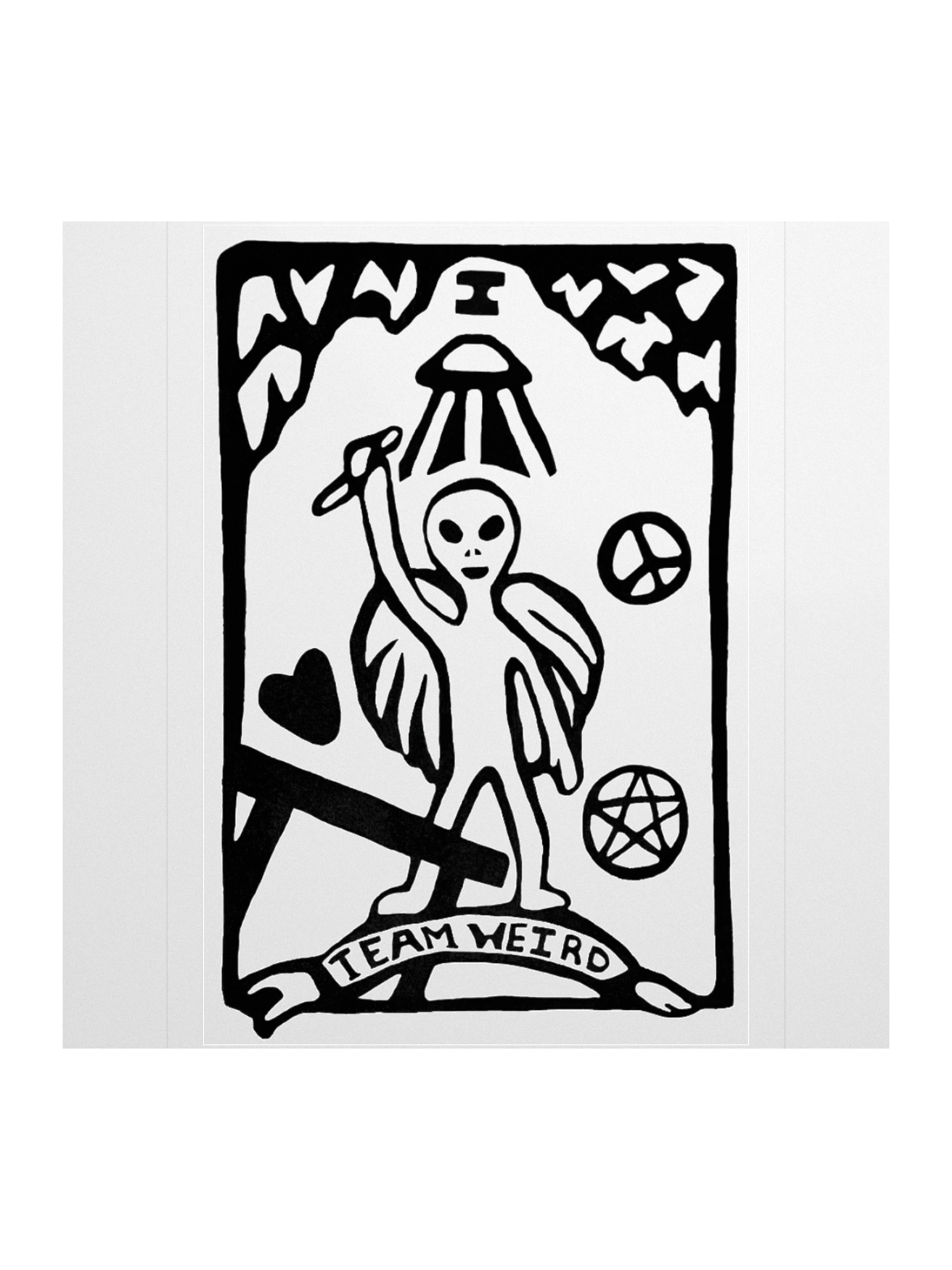 Team Weird Tarot Sticker product image (2)