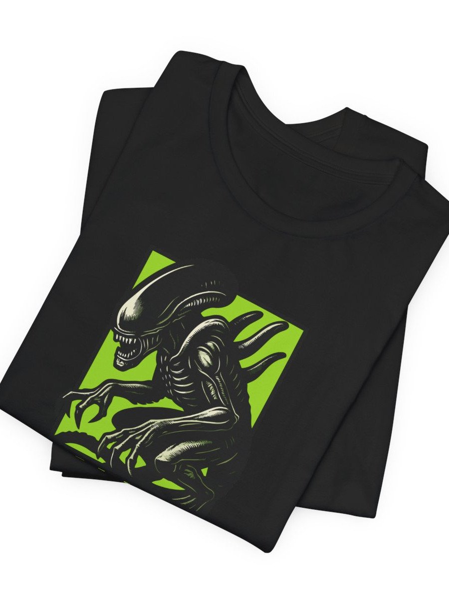 Alien T-Shirt - Horror Sci-Fi Graphic Tee - Retro Movie Monster Shirt product image (62)