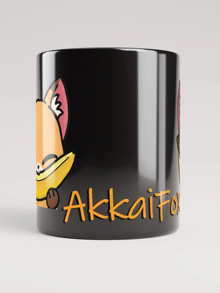 Banana Black Glossy Mug product image (2)
