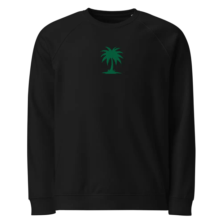 Tropical Breeze Embroidered Palm Organic Sweatshirt product image (1)