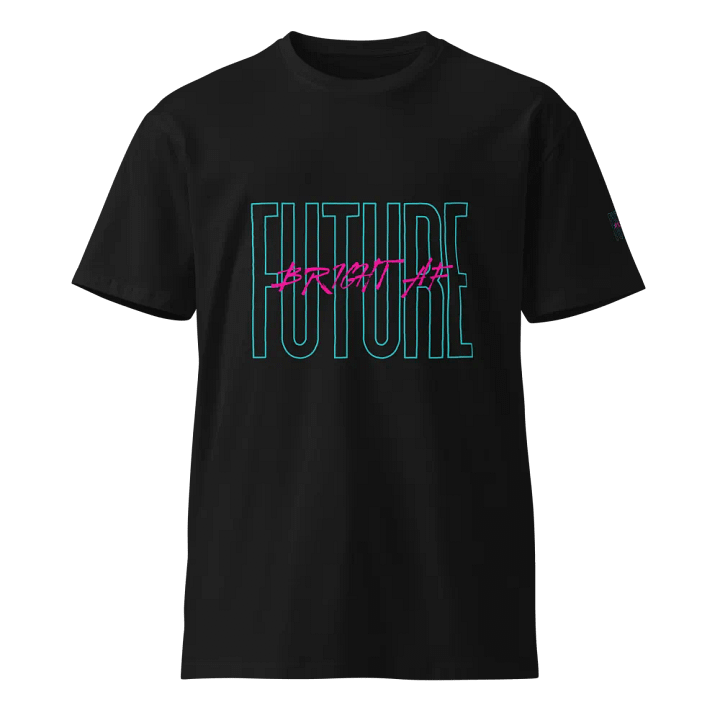 Future Bright AF Heavy weight Tees Unisex Designed by Anopa Silver product image (1)