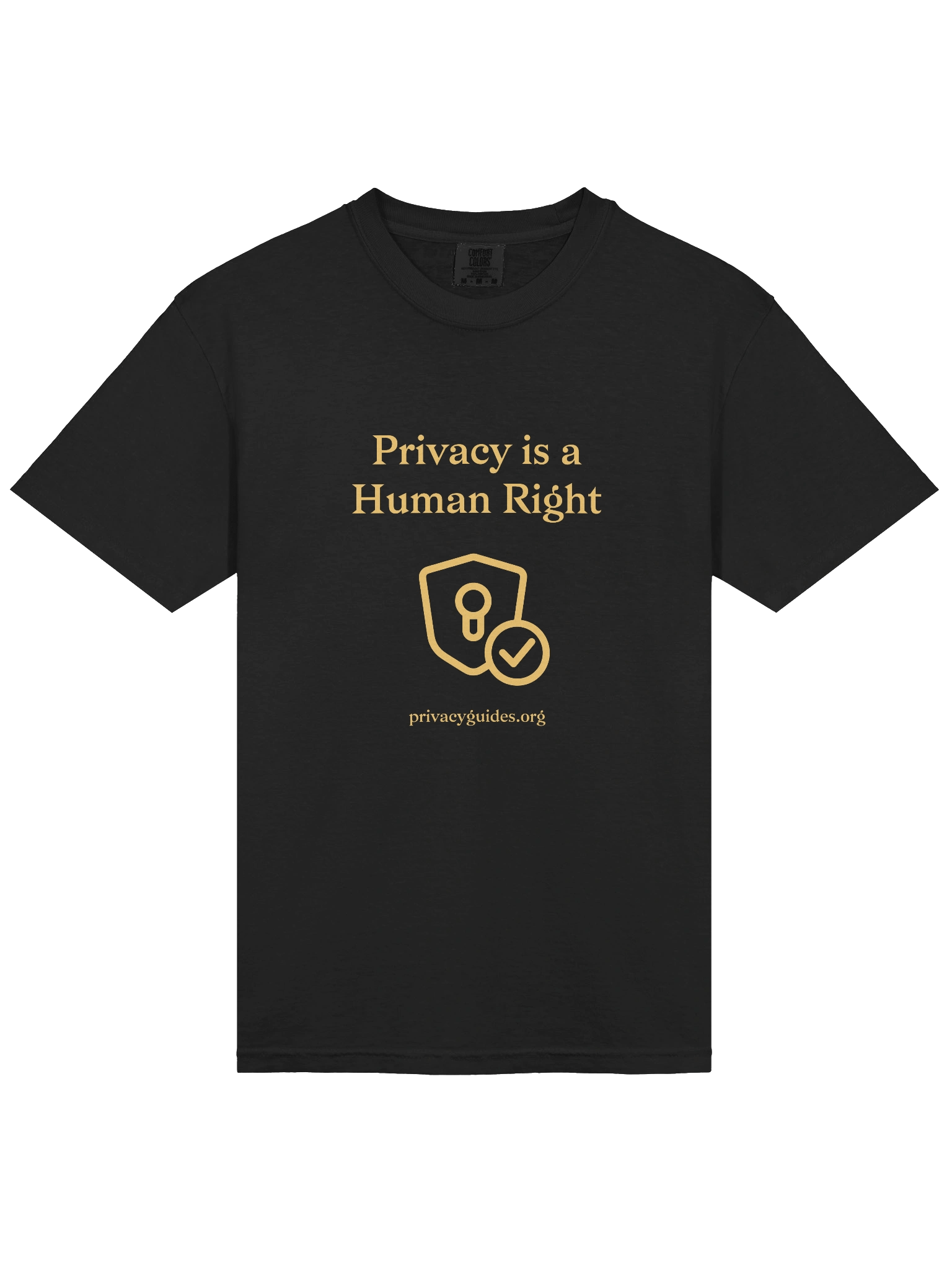 Privacy is a Human Right - Heavyweight T-Shirt (Comfort Colors) product image (1)