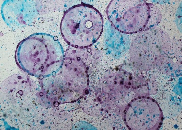 5x7 Print Purple and Blue product image (1)