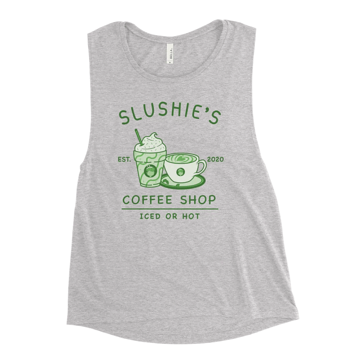 Slushie's Coffee Shop (Green) | Women's Muscle Tank product image (1)
