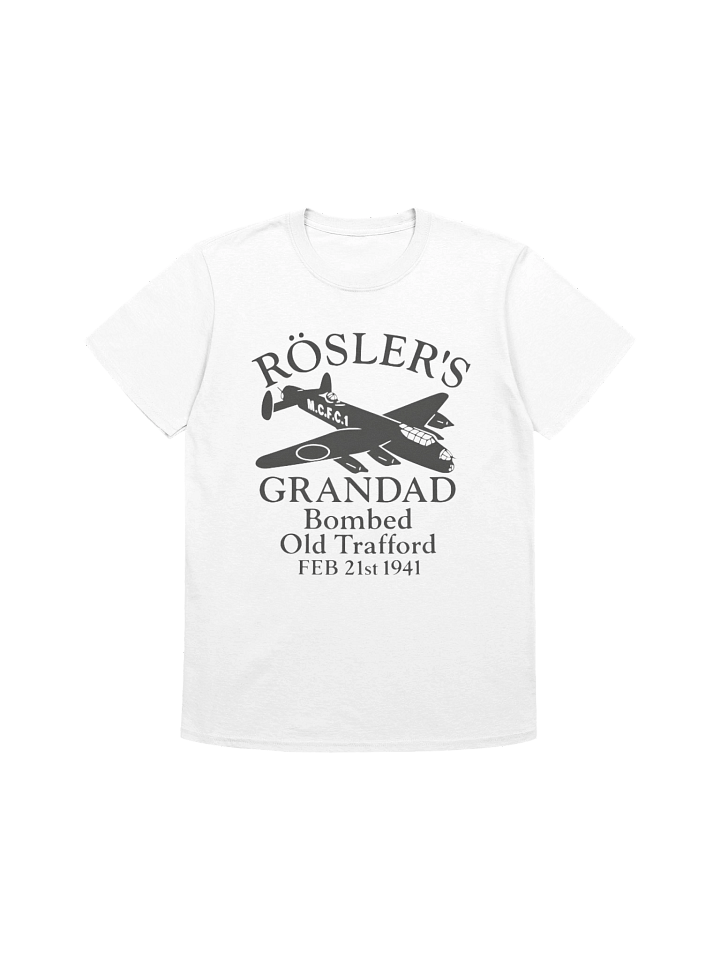 Rosler’s Grandad Bombed Old Trafford 1941 Shirt product image (1)