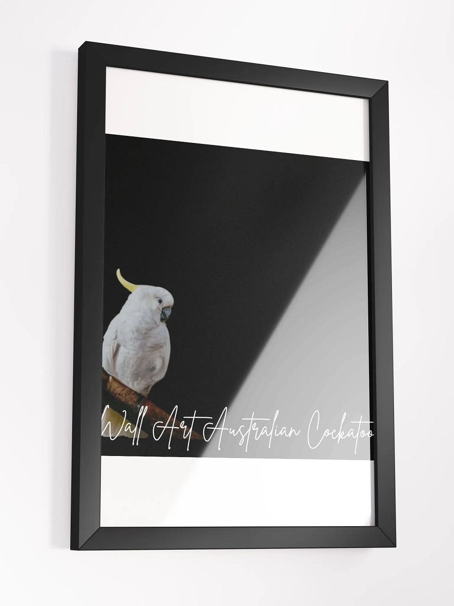Australian Cockatto Framed High-Quality Matte Poster (in) product image (3)