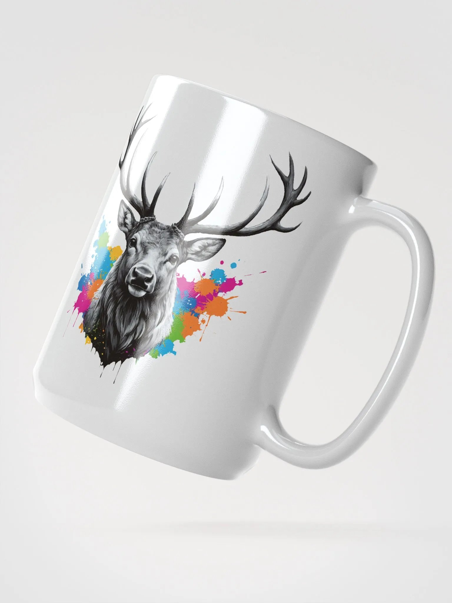 Colorful Elk Mug 15oz product image (2)