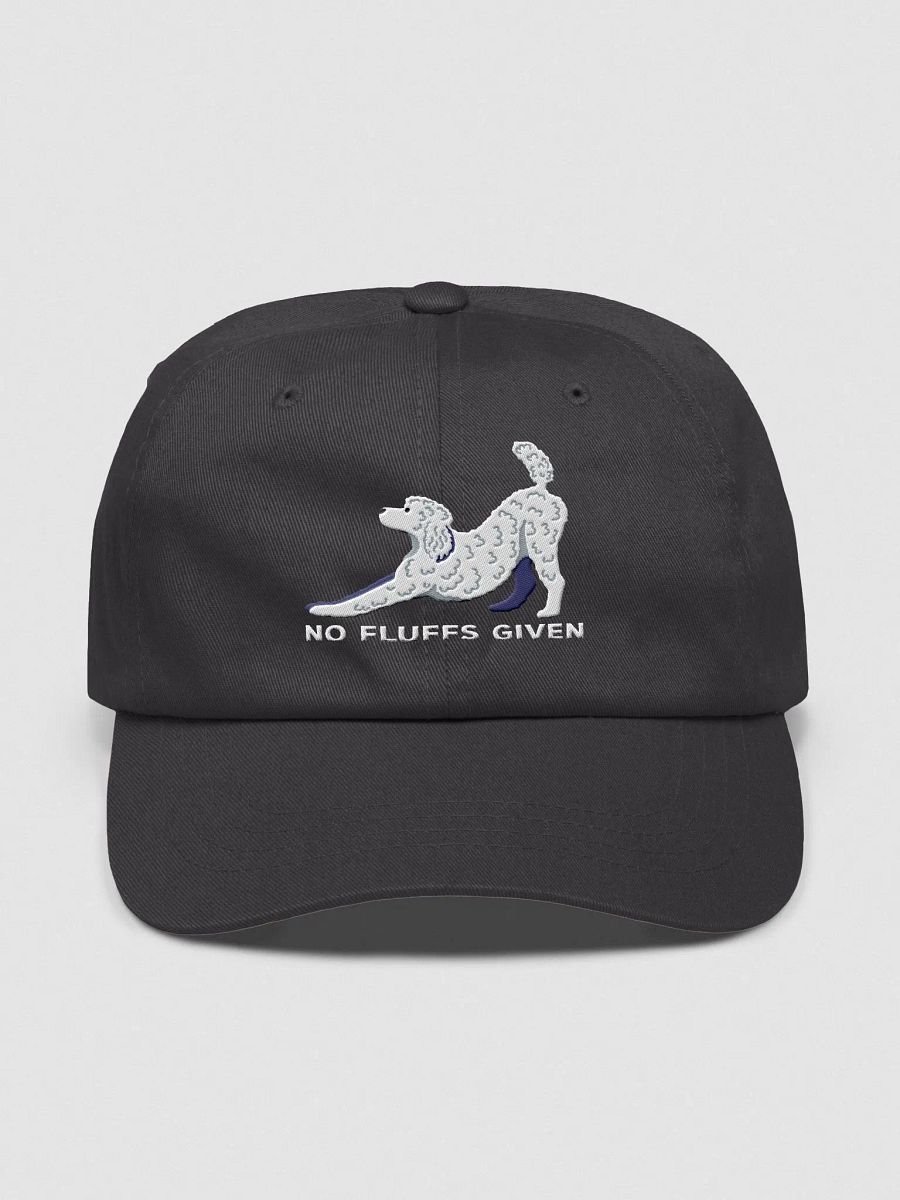 No Fluffs Given Classic Dad Hat(Embroidered) of a Poodle(White) product image (9)