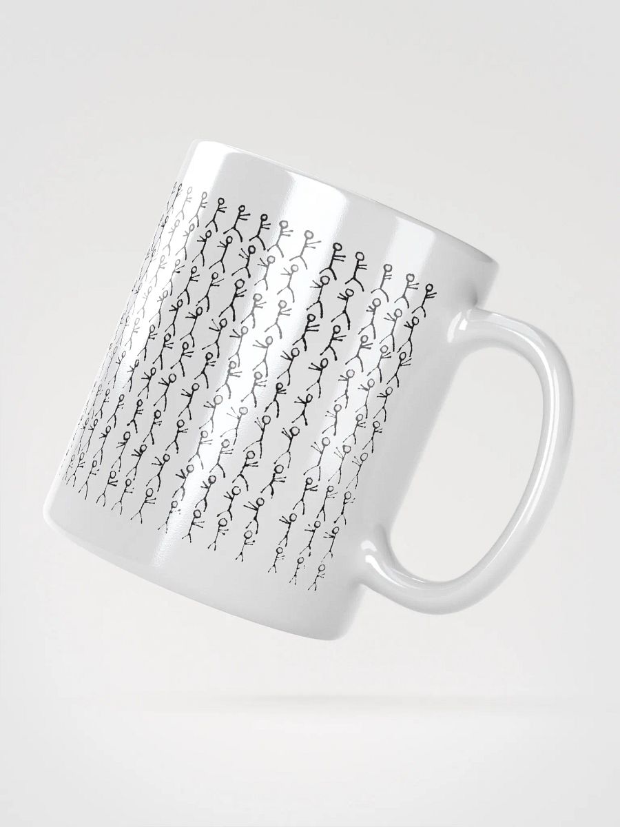 Men Sleep Walking White Glossy Mug product image (6)