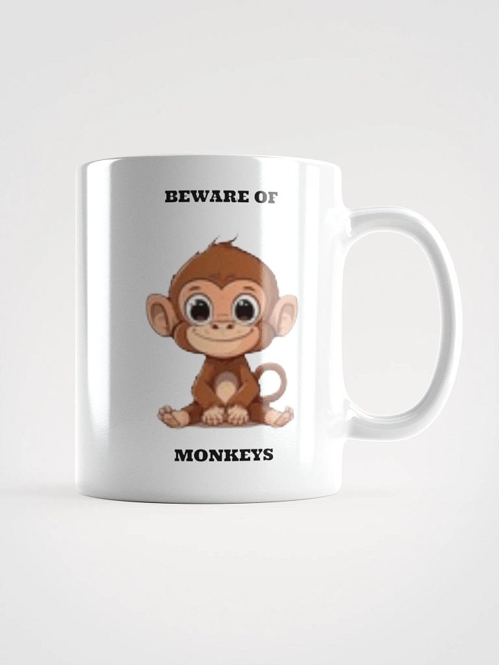 Beware of Monkeys Mug product image (1)