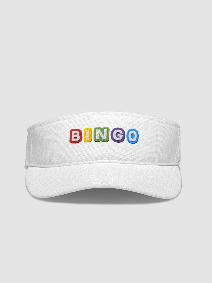 Original Embroidered Bingo Letters Visor product image (1)