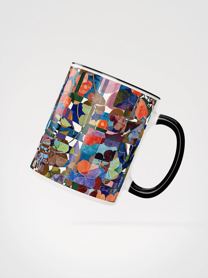 Vibrant Leaf Collage Ceramic Mug product image (23)