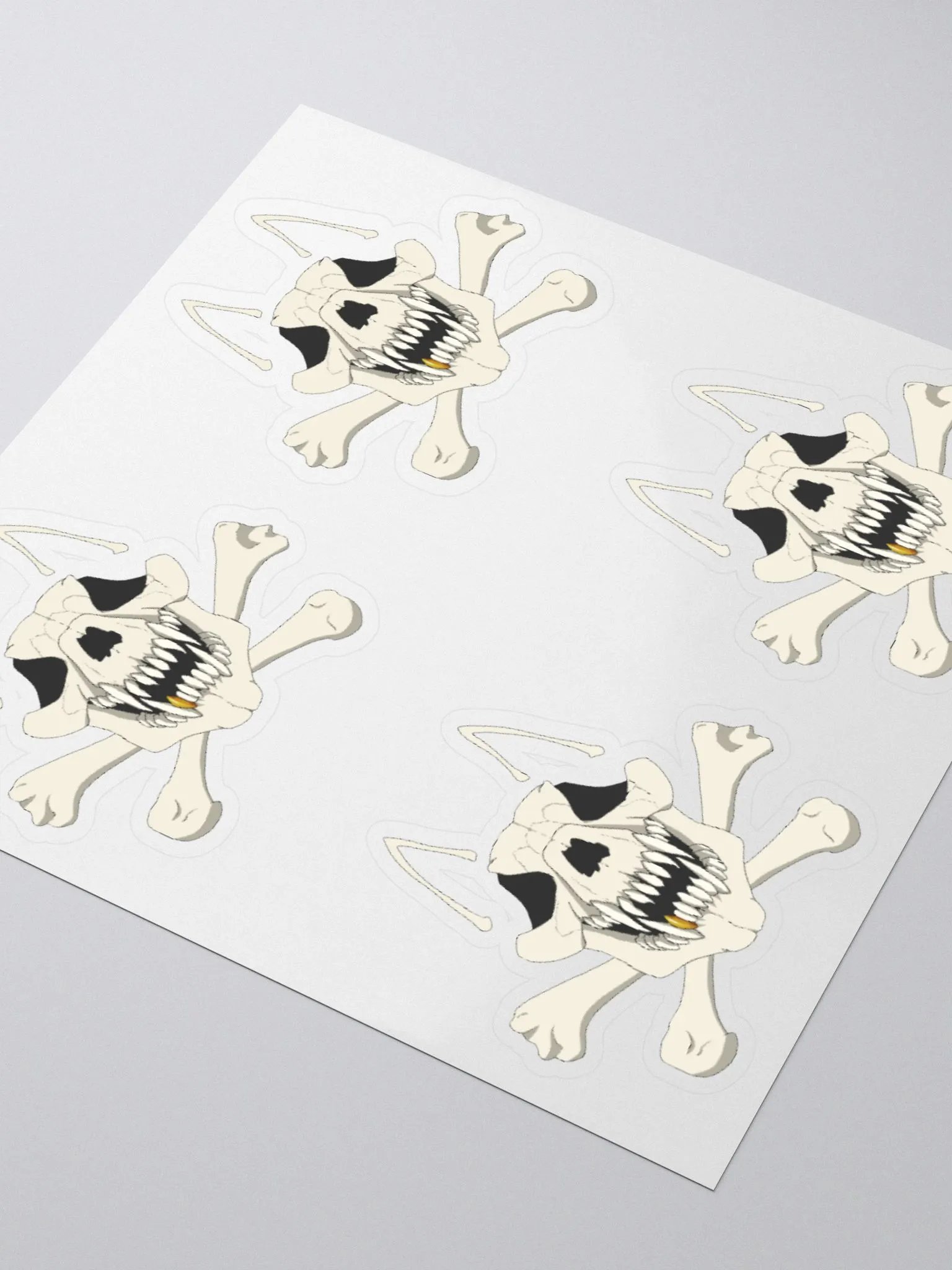 Mongrel Skull and Bones x 4 stickers product image (7)