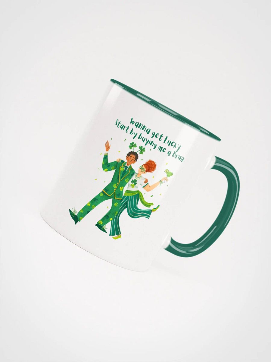 Wanna Get Lucky with St Patricks Day Ceramic Mug product image (8)