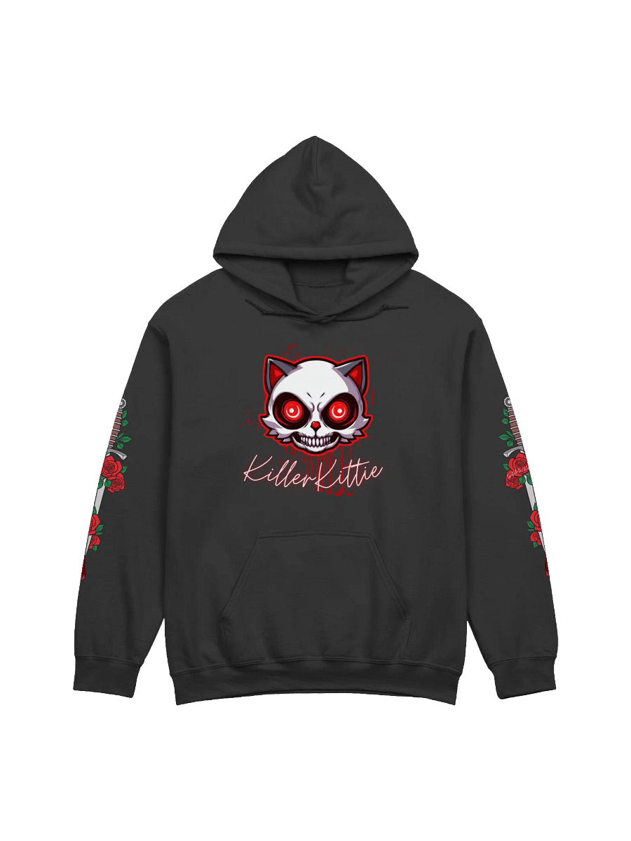 Bat carrying Gildan hoodie product image (2)