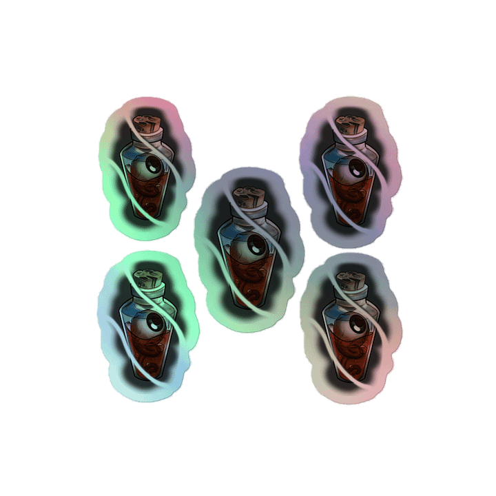 Jar - Kiss-Cut Holographic Sticker Sheet product image (2)