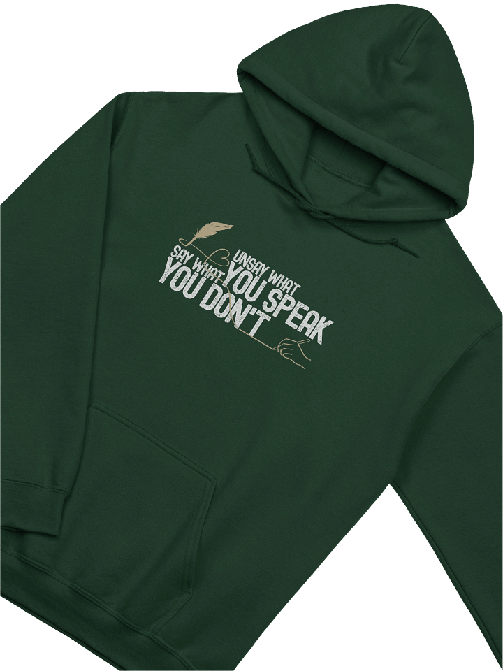 Unsay What You Speak Say What You Don't Design Philosophical Hoodie | Gildan Classic Unisex Sweatshirt product image (2)