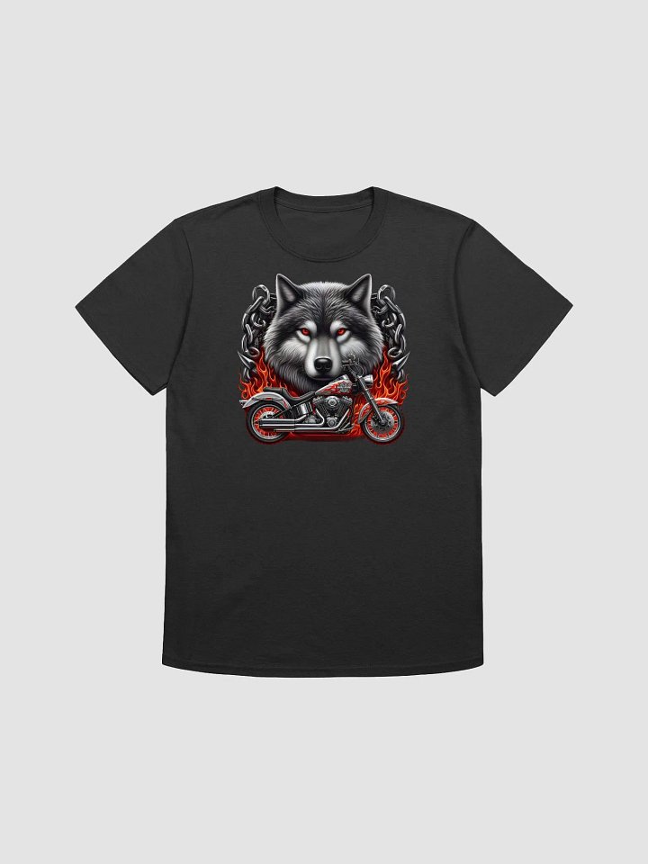 Raging Wolf Motorcycle Unisex T-Shirt #46 product image (1)