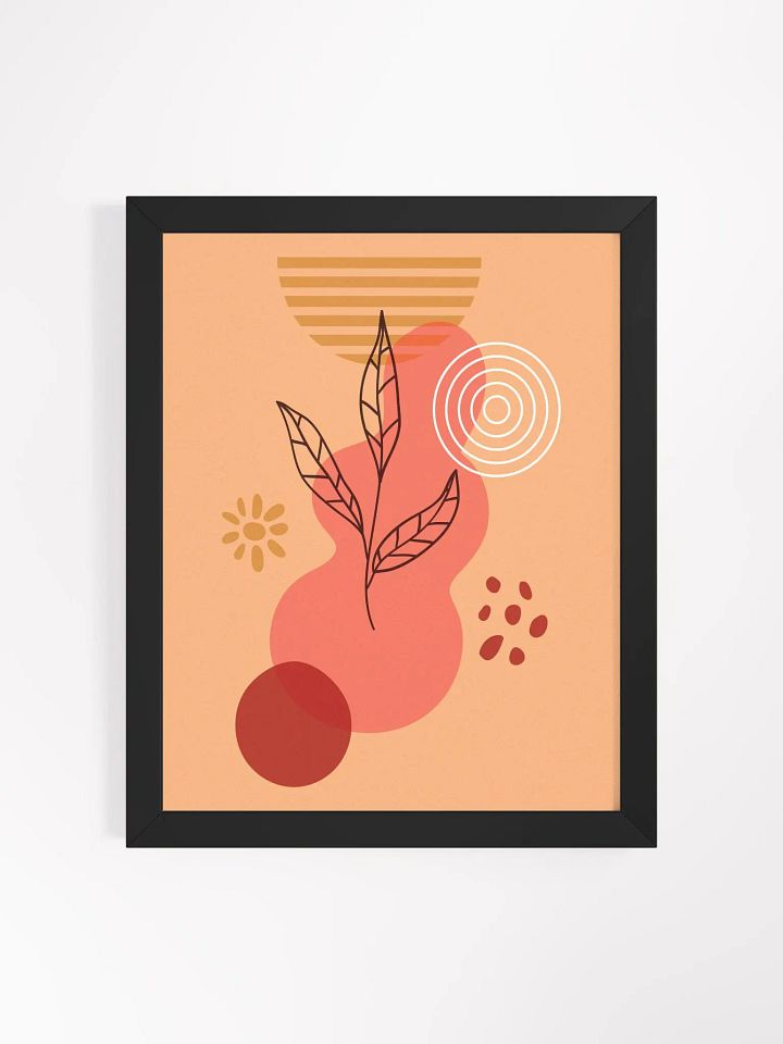 Abstract Botanical Fusion Framed Poster product image (11)