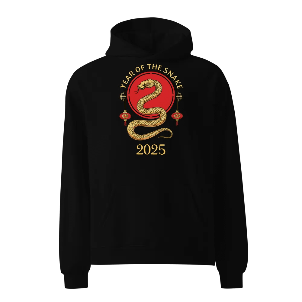 Year of the Snake Unisex Oversized Hoodie - Celebrate the Chinese New Year product image (1)