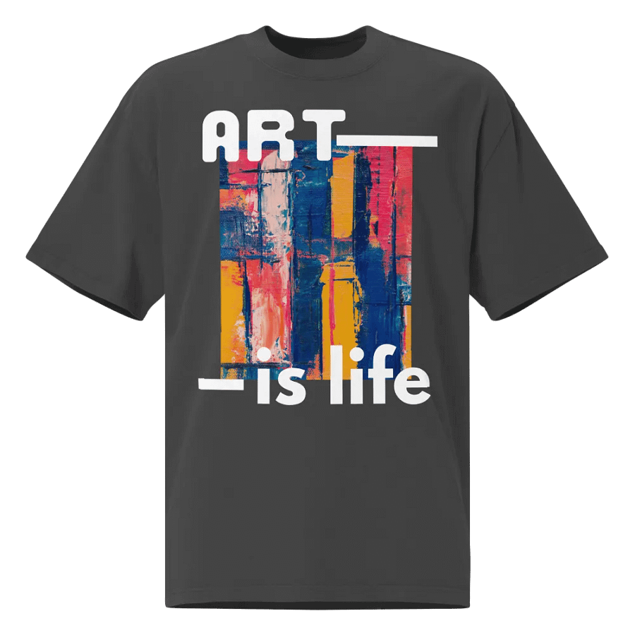 Art is life unisex t-shirt product image (2)