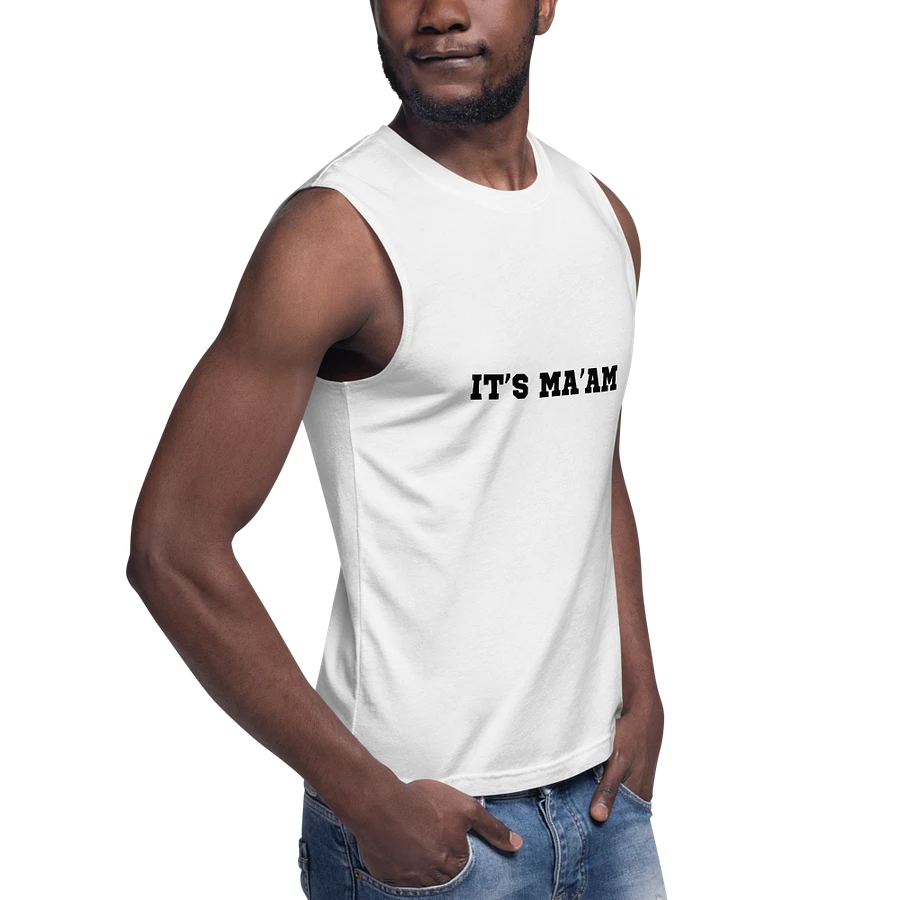 IT'S MA'AM UNISEX MUSCLE TEE product image (8)