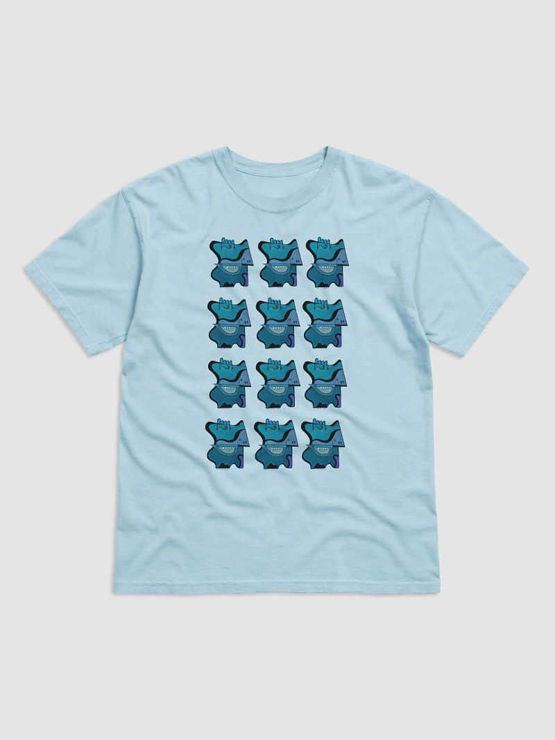 Blue Face on Heavy Tee