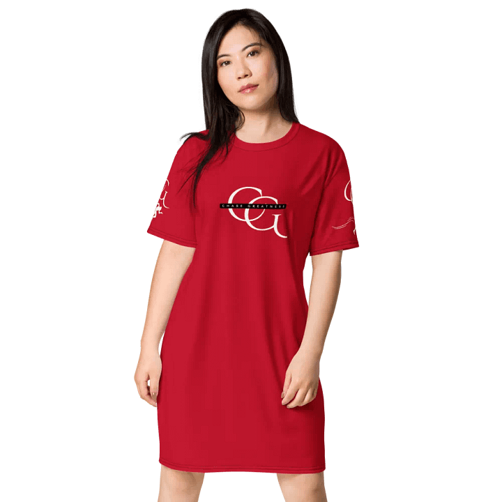 CG Red T- Shirt Dress product image (1)