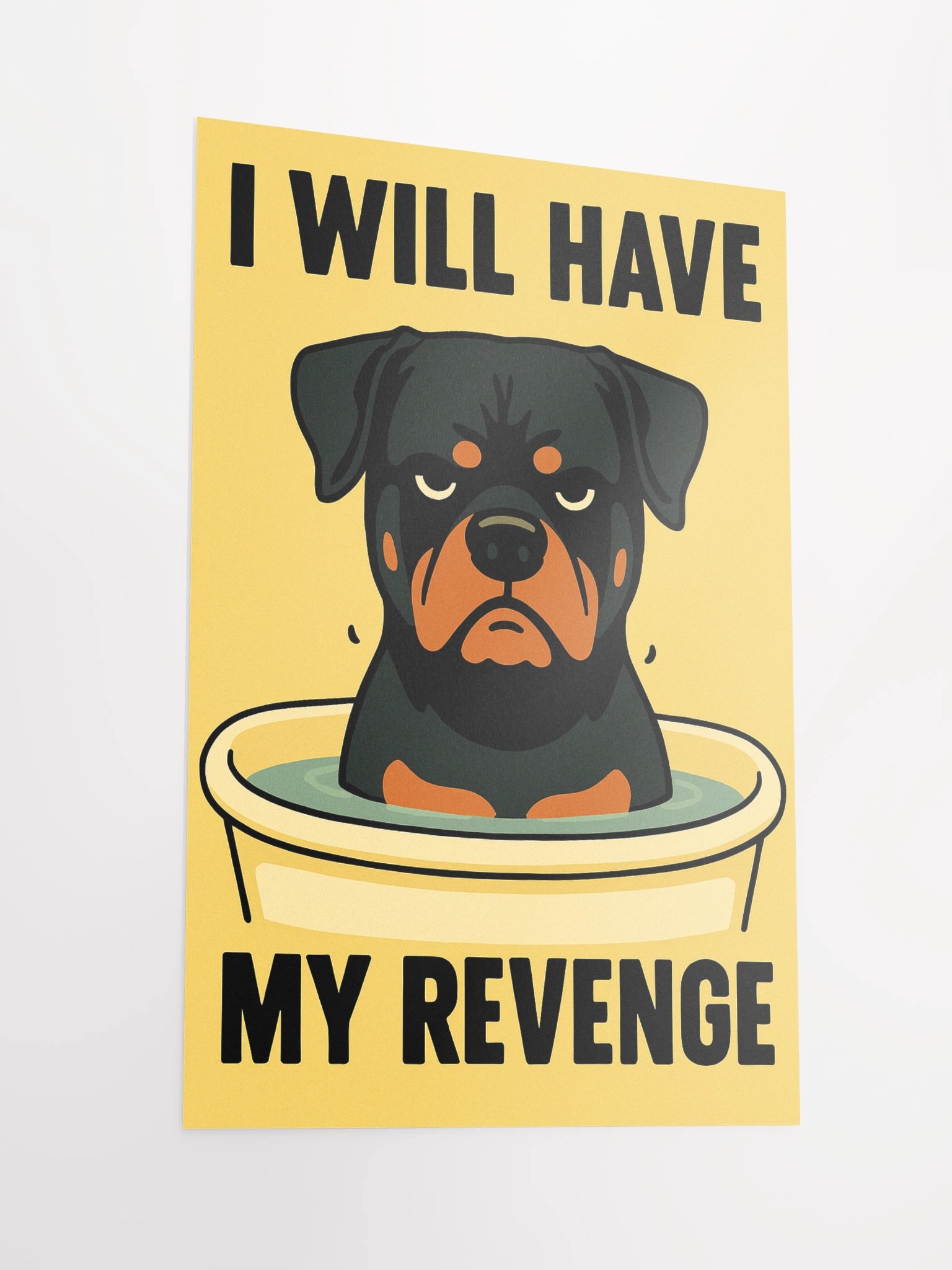 Rottweiler Bath Poster product image (4)