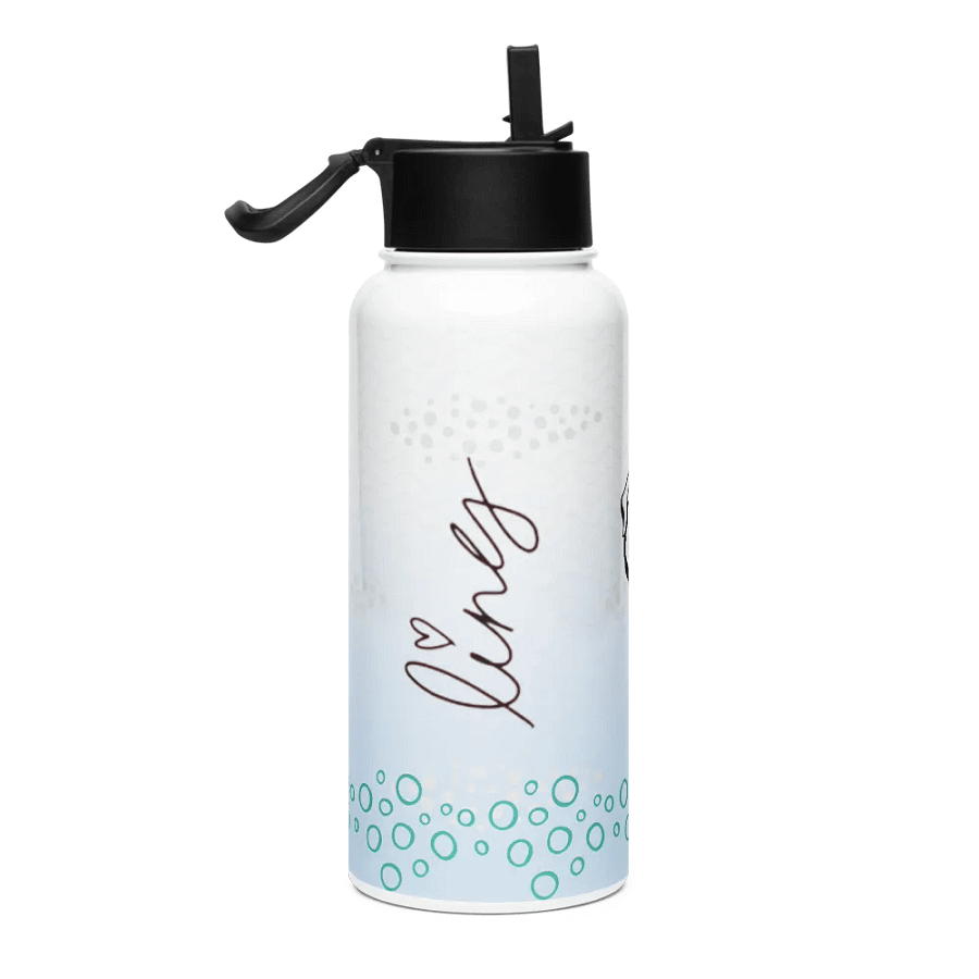 Lingling Kwong Stainless Steel Water Bottle With a Straw Lid product image (4)