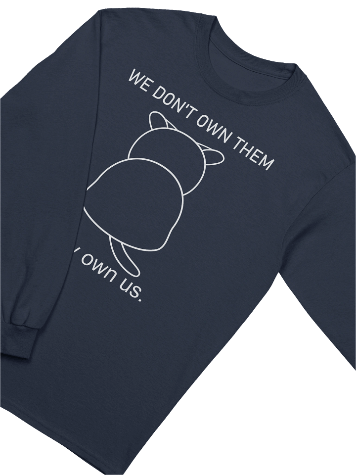 Cats Own Poeple - Unisex Adult Long Sleeve T-shirt product image (6)