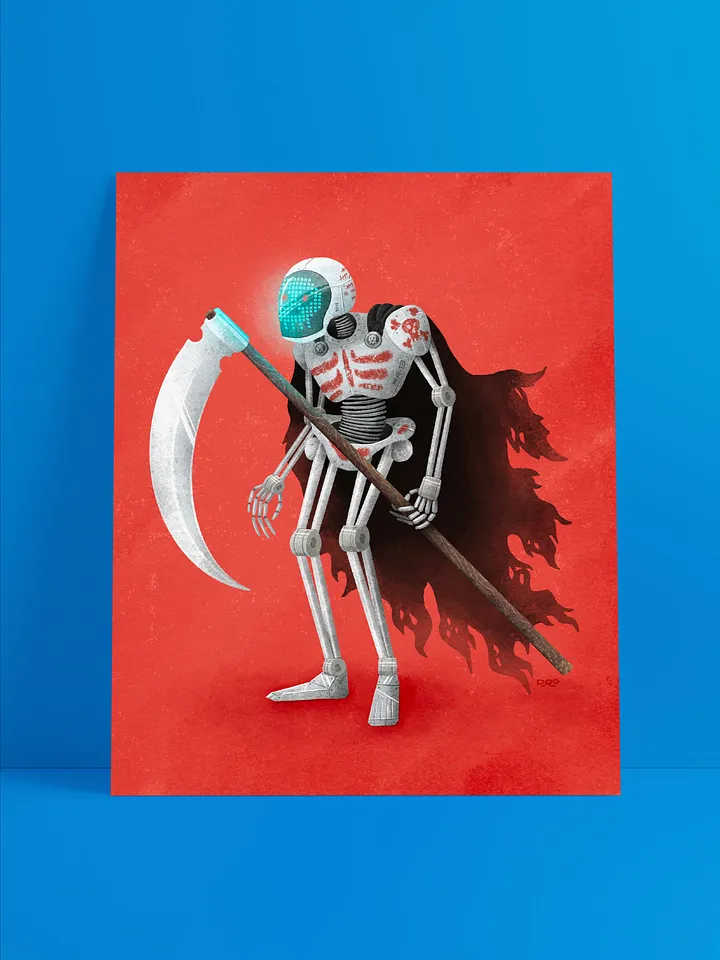 Robot Reaper Print product image (1)
