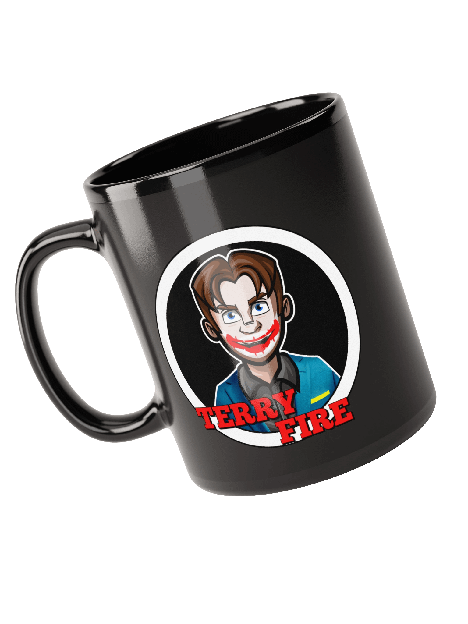 Daz x Terry Fire Black Glossy Mug product image (6)