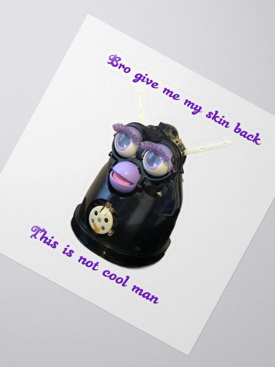 Not Cool Sticker product image (2)