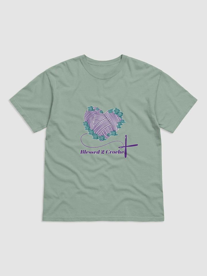 Blessed2Crochet Logo Tshirt product image (12)