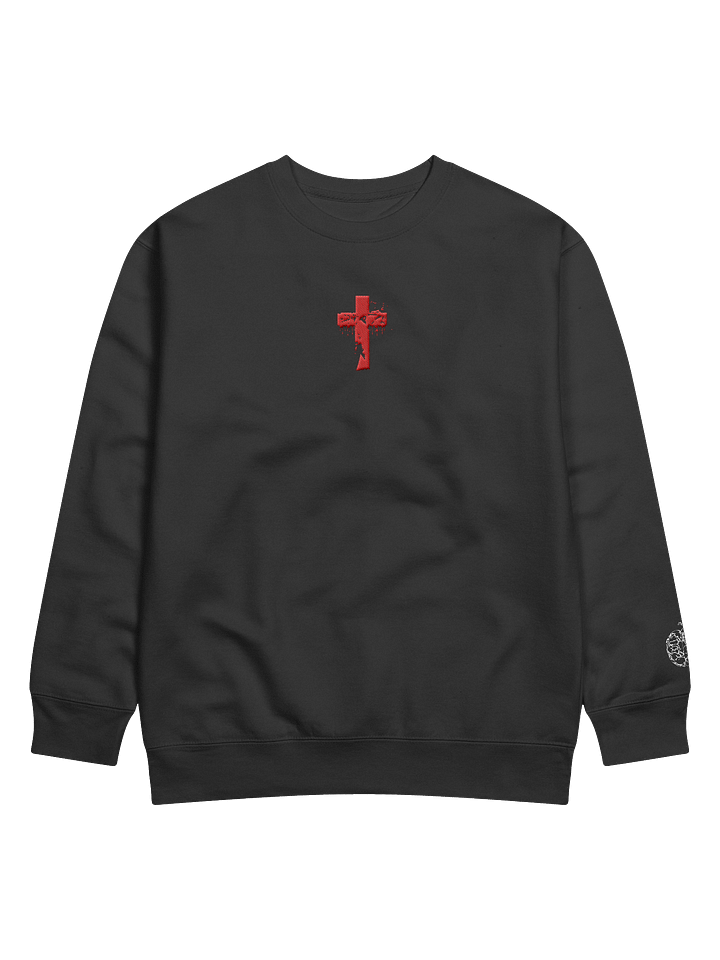 Victory Cross Embroidered Sweatshirt product image (1)
