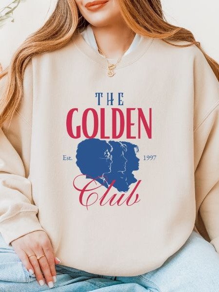 The Golden Club Cozy Minimalist Fall Sweatshirt product image (3)