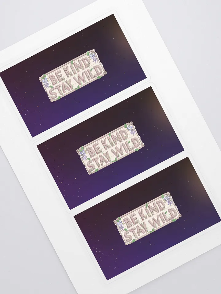 Nighttime Be Kind Stardew Inspired Stickers product image (1)
