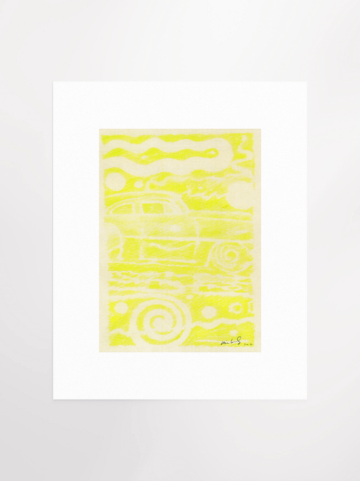 Custom Car (Yellow) 05.11.91 print product image (2)