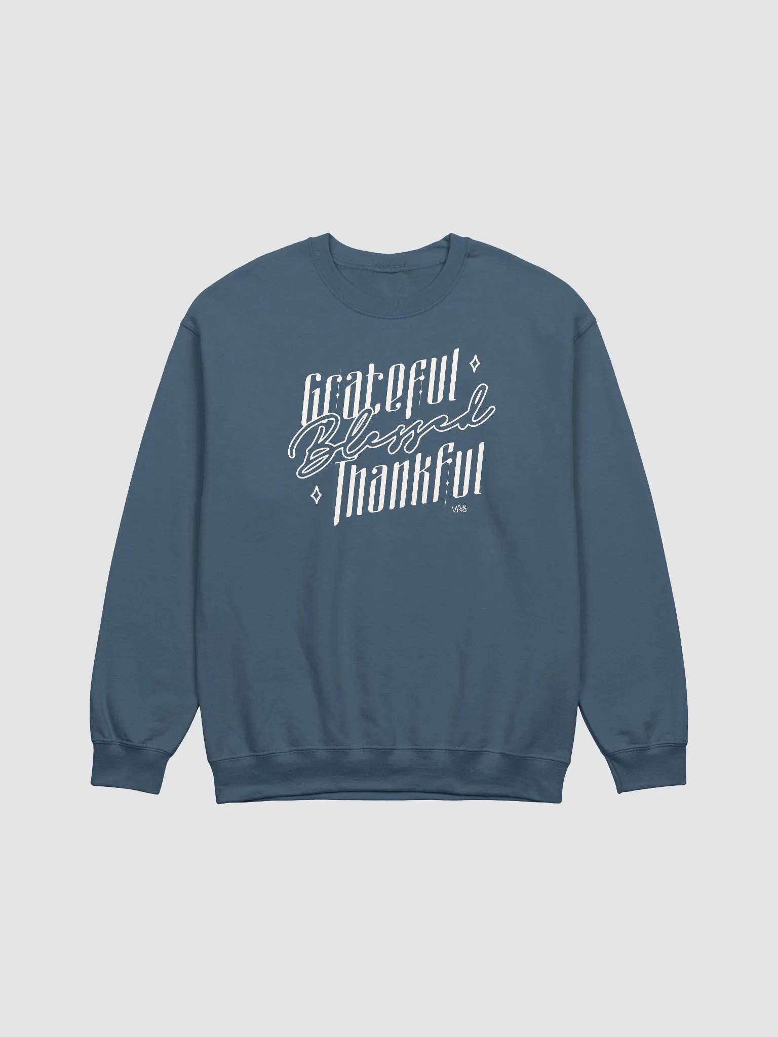 Grateful, Blessed, Thankful (Gildan Classic Crewneck Sweatshirt) product image (1)