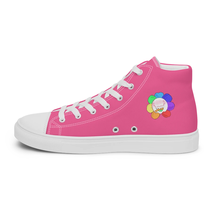 Pink and White Flower Sneakers product image (28)
