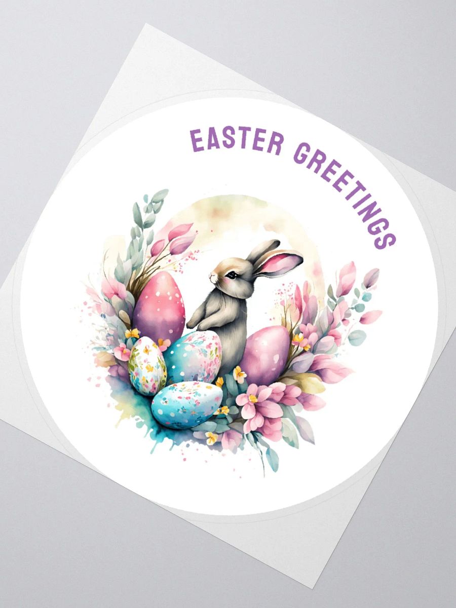 Floral Easter Bunny Greetings product image (3)