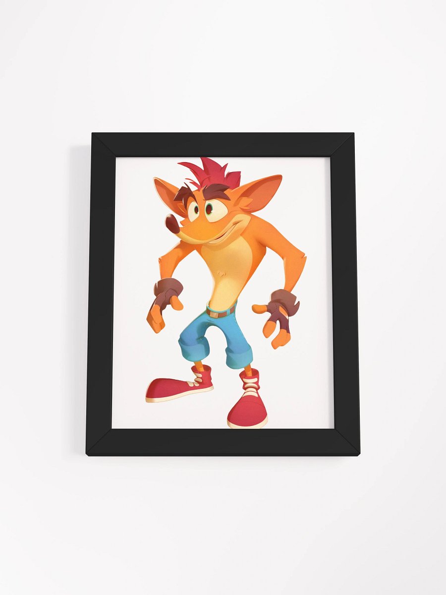 Crash Bandicoot Framed High-Quality Matte Poster product image (8)