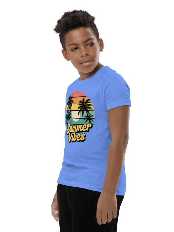 Retro Sunset Summer Vibes Youth T-Shirt product image (17)