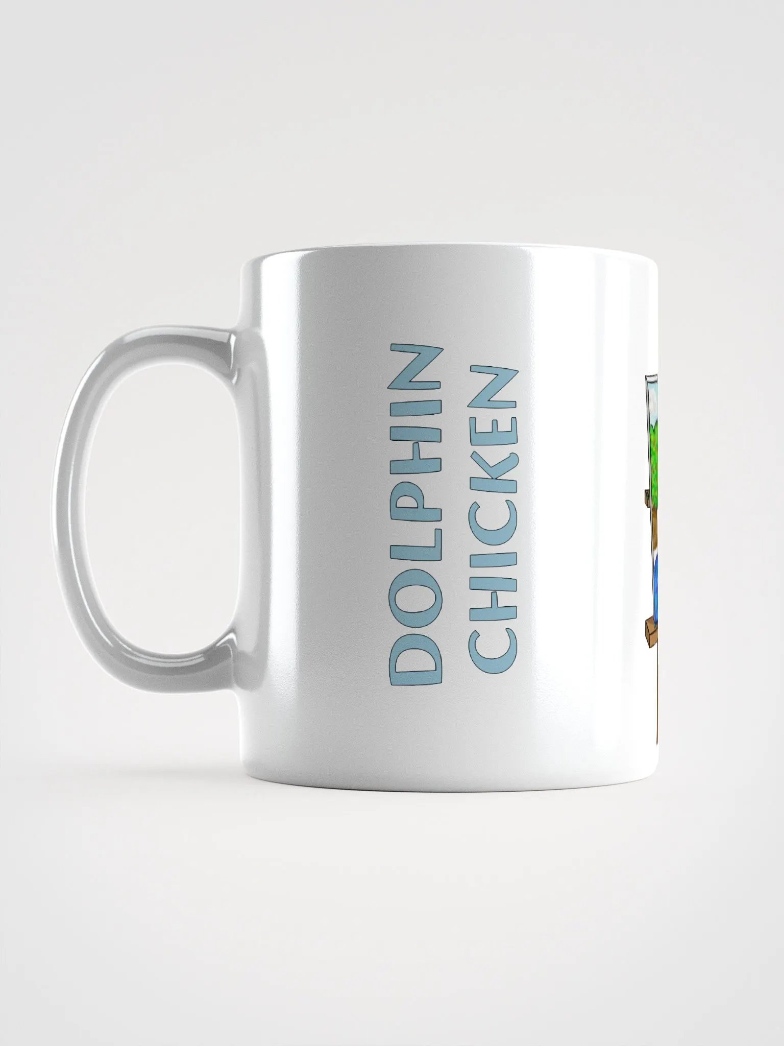 Dolphin's DC Painting Mug (White) product image (16)