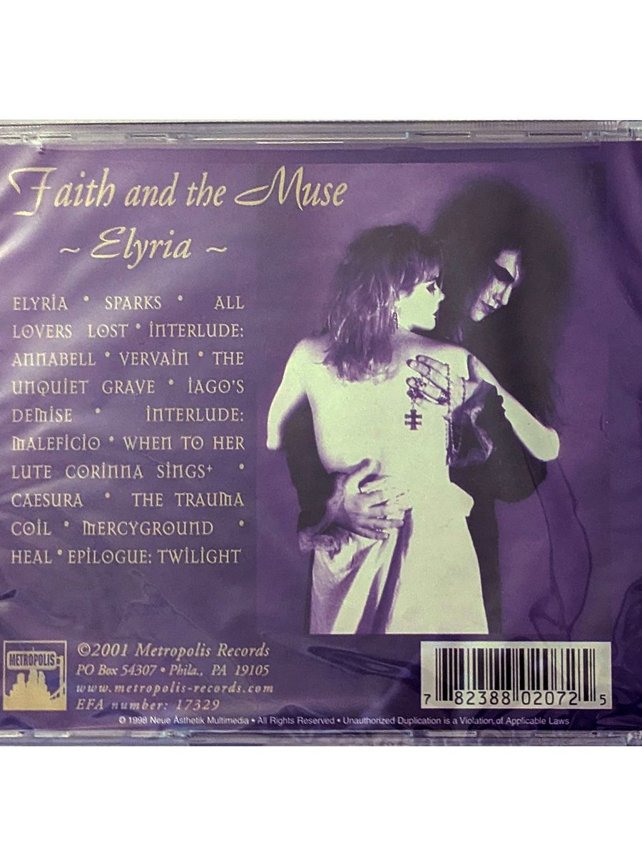 Faith and the Muse CD: Elyria product image (3)