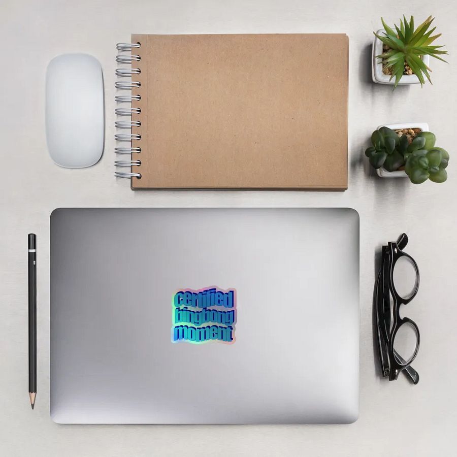 Certified Bingbong Moment Holographic Sticker product image (2)