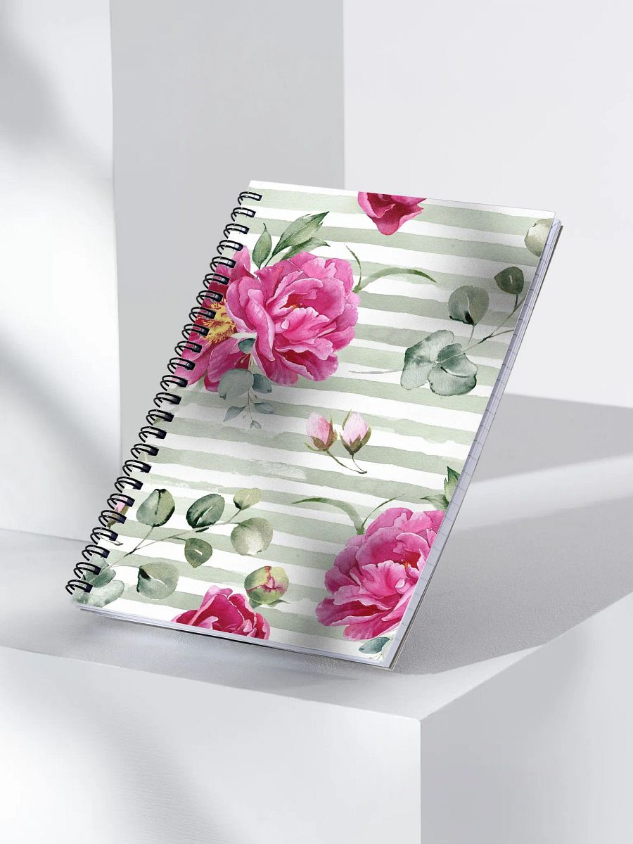 Peony Spiral Notebook product image (3)