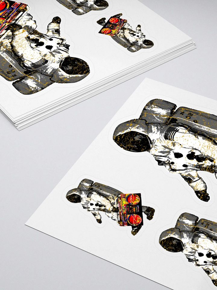 Astronaut DJ Sticker Set product image (2)